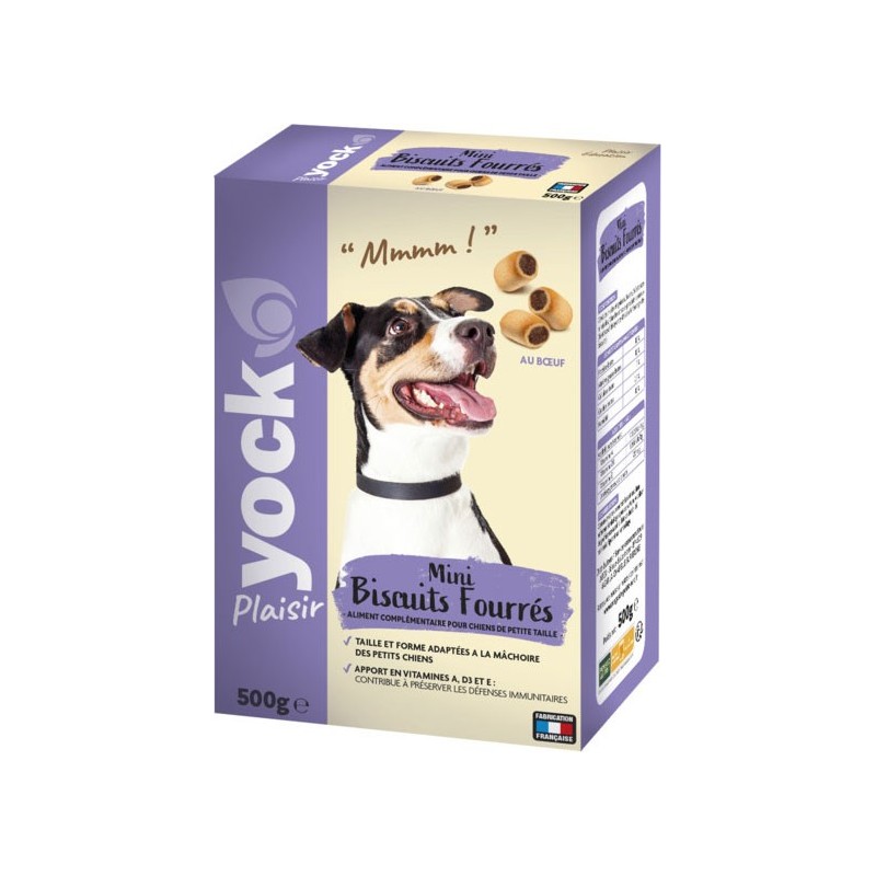 YOCK Mini Biscuits Fourrés 500Gr