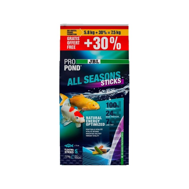 JBL ProPond All Seasons M 7,5kg (5,8KG+30% GRATIS)