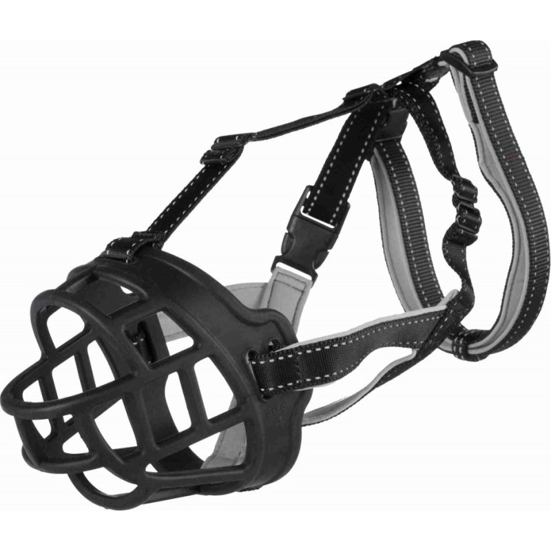 Muselière Muzzle Flex silicone L noir