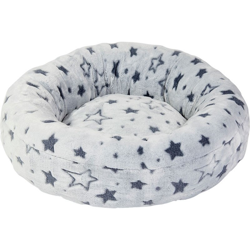 Panier rond Etoiles Gris-XS 45x45x15cm