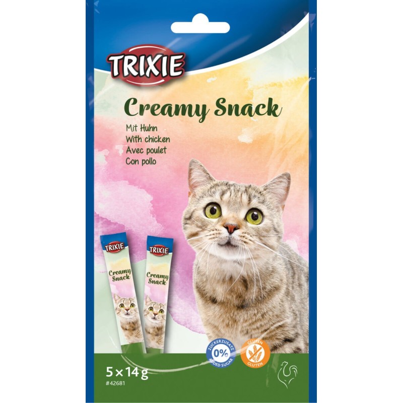 Snack Liquide Chats au Poulet 5x14Gr