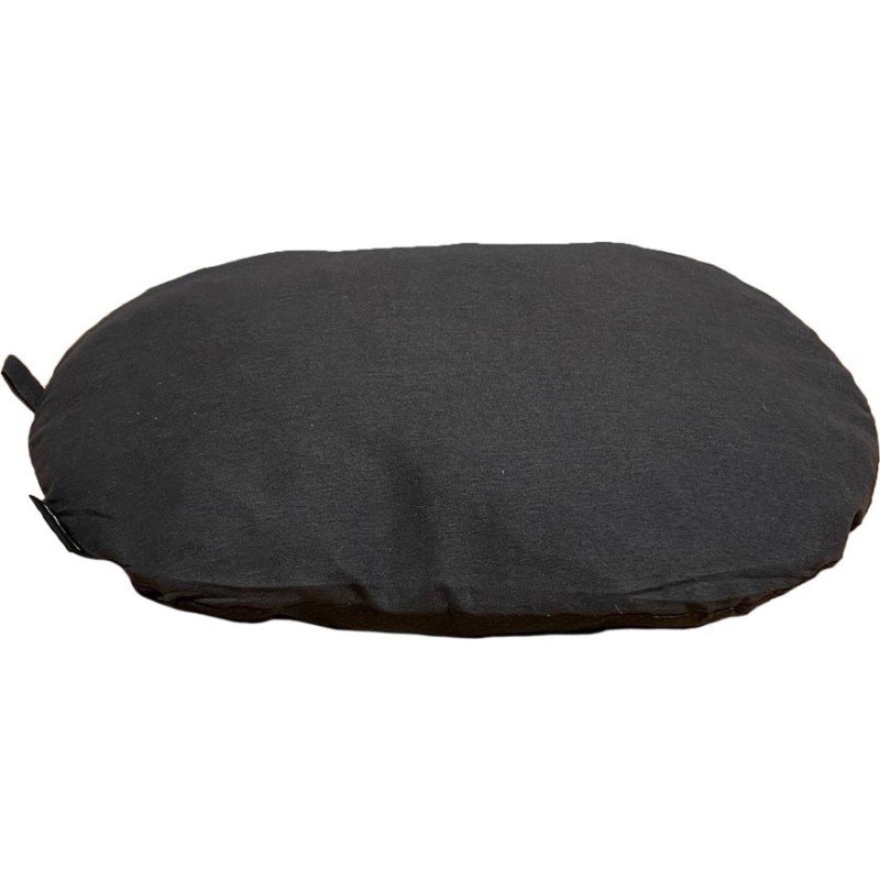 Essential - Oval Cushion - Dark Grey - 50x34cm